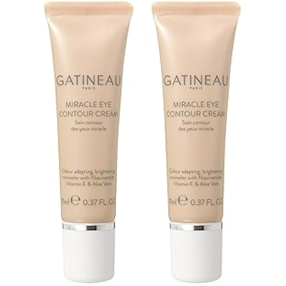 Gatineau - Miracle Eye Contour Cream, Conceal Dark Circles, Hydrating with Hyaluronic Acid & Vitamin E (11ml x 2)