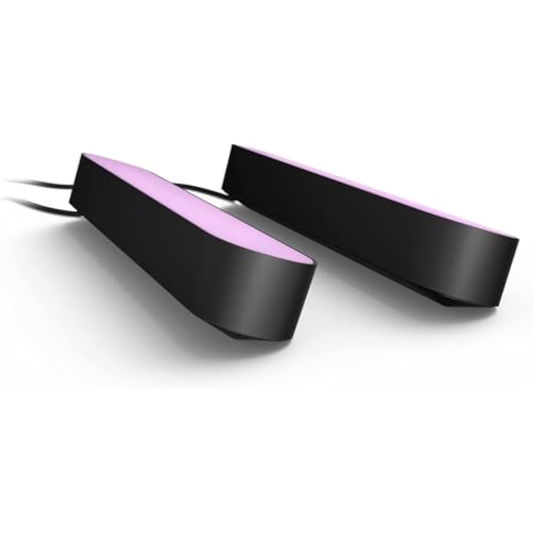 Philips Hue Play White and Colour Ambiance Smart Light Bar Double Pack Base Unit, Entertainment Lighting for TV and Gaming (Works with Alexa, Google Assistant and Apple HomeKit), Black