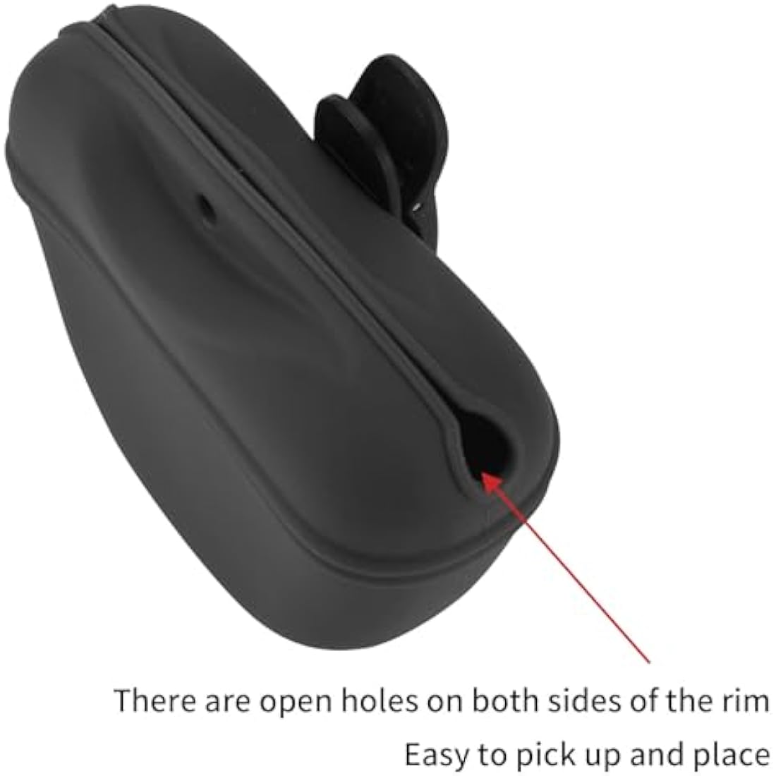 AUDWUD Silicone Dog Treat Pouch,Clip on Portable Training Container,Convenient Magnetic Buckle Closing and Waist Clip,No BPA