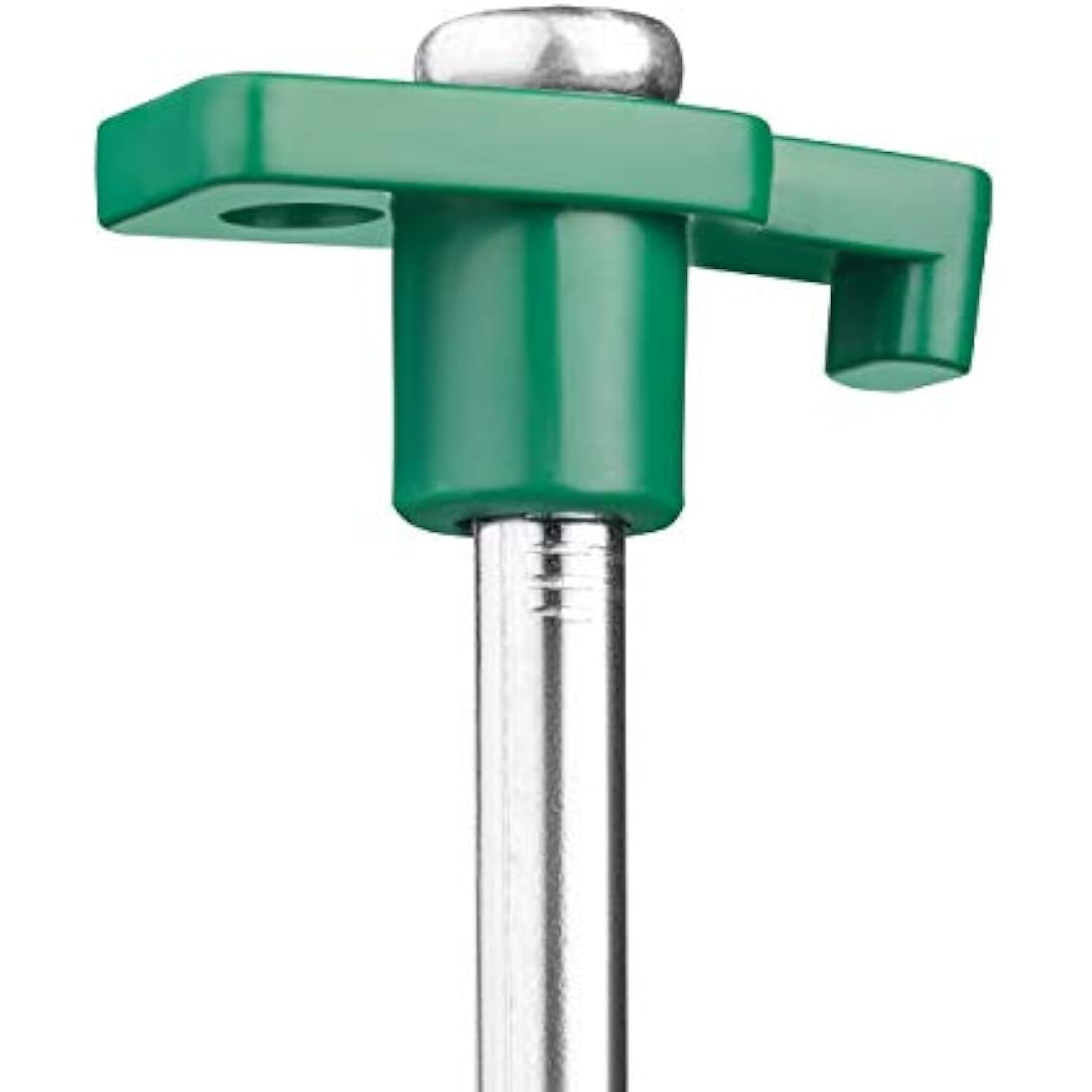 Balinco 48x anti-rust ground anchors green/silver Ø 0,7 cm, 25 cm length - ground anchors | pegs | pegs | ground anchor made of galvanised steel for fastening & fixing in the ground (48)