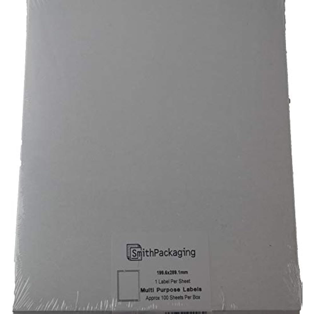 SmithPackaging A4 Self Adhesive Address Labels, 1 Label Per Sheet, 100 Sheets,199.6 x 289.1mm 100 Labels,