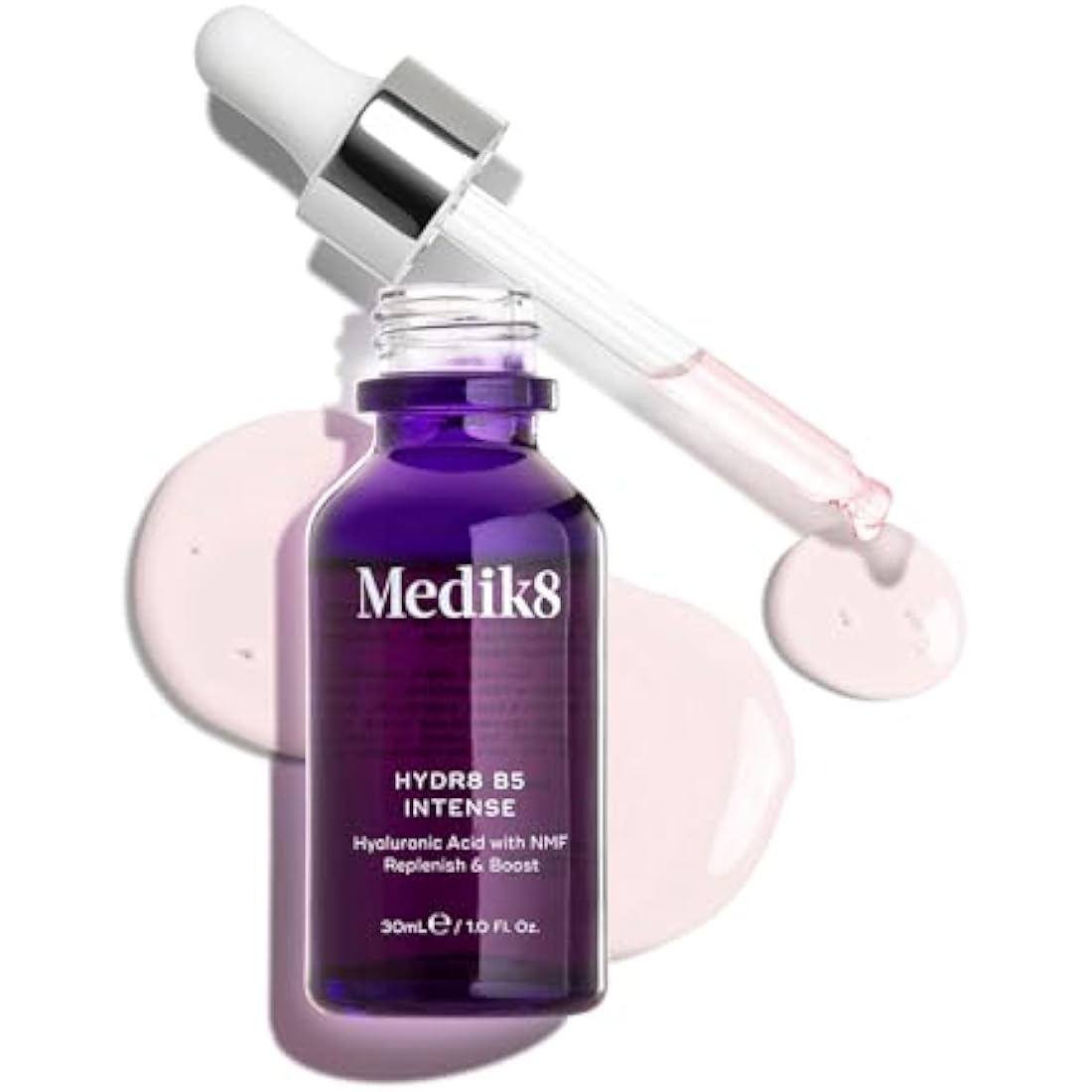 Medik8 Hydr8 B5 Intense - Supercharged Multi-Weight Hyaluronic Acid Serum - Replenishes, Smooths & Plumps Skin - Ideal For Normal to Dry Skin Types - 30ml
