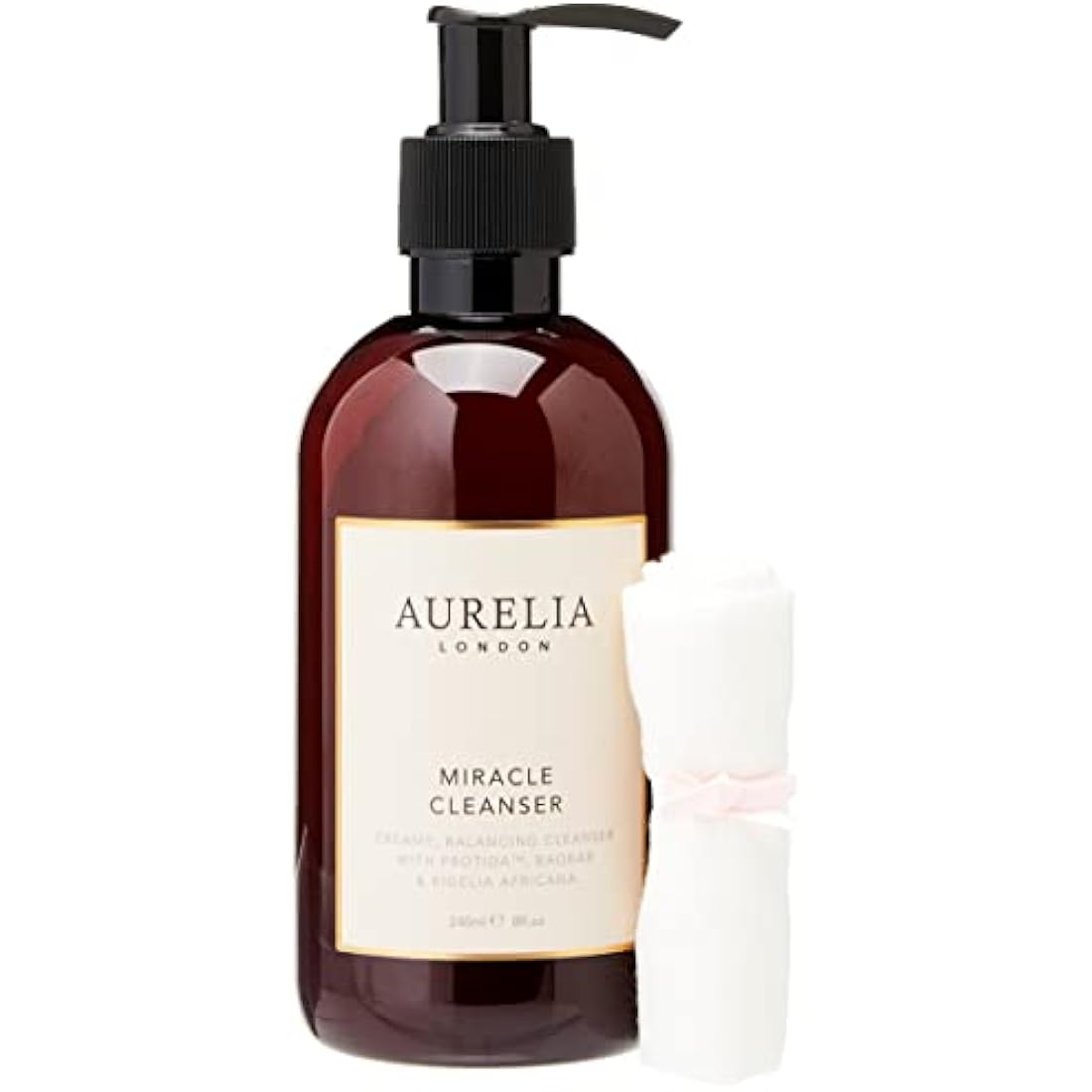 Miracle Cleanser 240ml | Facial Cleanser with Probiotics to Remove Impurities and Makeup | Face Cream with Glycerin to Hydrate Dry Skin | Made from Natural ingredients | Aurelia London