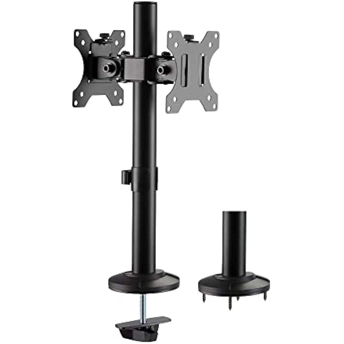 Logilink BP0109 - Monitor Mount Dual 17-32" Steel Curved Screens Black