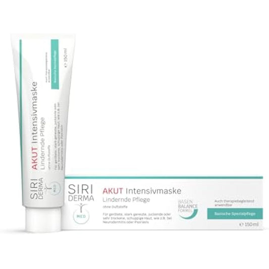 SIRIDERMA Acute Intensive Care Mask | Fragrance | Basic Cream Mask | 150 ml | Vegan Skin Care for Extremely Irritated and Flaking Skin