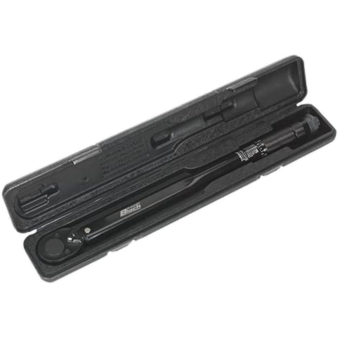 Sealey Ak624B Micrometer Torque Wrench 1/2In Sq Drive Calibrated Black Series