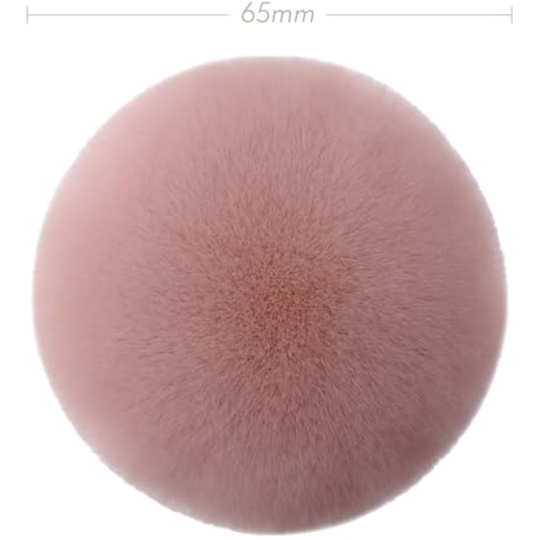 XXL Kabuki Brush Luvia, Powder Make-Up Brush, XXL Powder Brush for the Face, Bronzer, Blush, Contour, Highlighter, Vegan Cosmetic Brush, Kabuki Brush - Candy