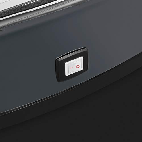 Tower T80902 Kitchen Bin with Sensor Lid, Automatic Soft-Close, Manual Override, 58 Litre, Charcoal