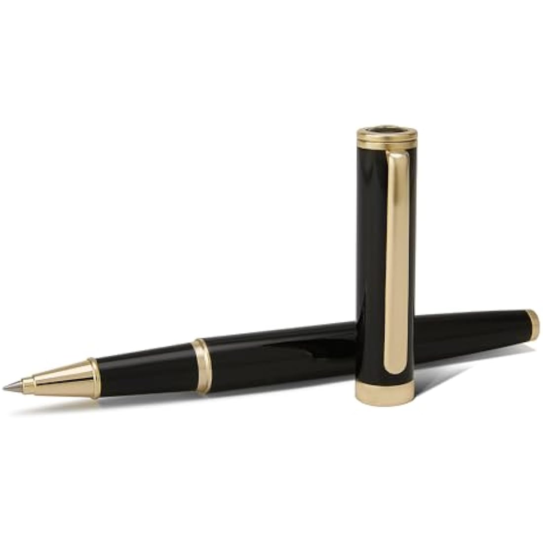 Luxury Rollerball Pen,24K Gold Trim,Noble and Elegant Designs,Schneider Ink Refill, Best Roller Ball Pen Gift Set for Men & Women, Professional, Executive Office, Nice Pens