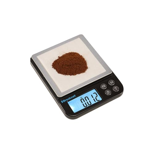 Brecknell EPB Small Digital Pocket Balance Scale, 500 Gram Capacity, Battery Powered, Kilogram, Gram, Pound, Ounce, Carat, Counting Modes