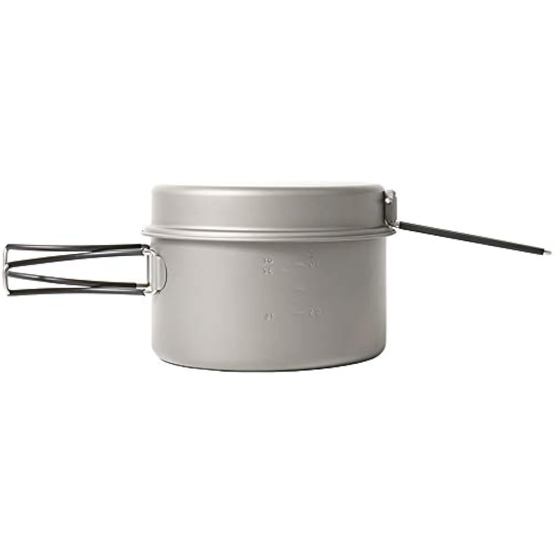 Toaks titanium outdoor camping pan, hiking cookware, backpacking cooking picnic bowl, pot pan set, 1350ml
