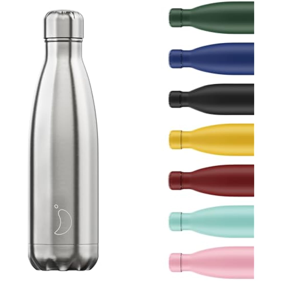 Chilly's Water Bottle - Stainless Steel and Reusable - Leak Proof, Sweat Free - Stainless Steel - V2-1.8L