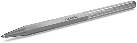 Swarovski Crystalline ballpoint pen, Octagon shape, Silver Tone