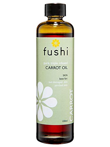 Fushi Carrot Oil 100 ml | Fresh-Pressed| Rich in Beta Carotene, Vitamins A, B, C, D and E and essential fatty acids | Best for Sun Damage Skin,