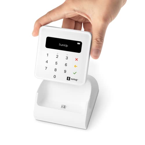 SumUp Air Bundle - Air Card Reader & Charging Station - contactless payments with Credit & Debit Card.