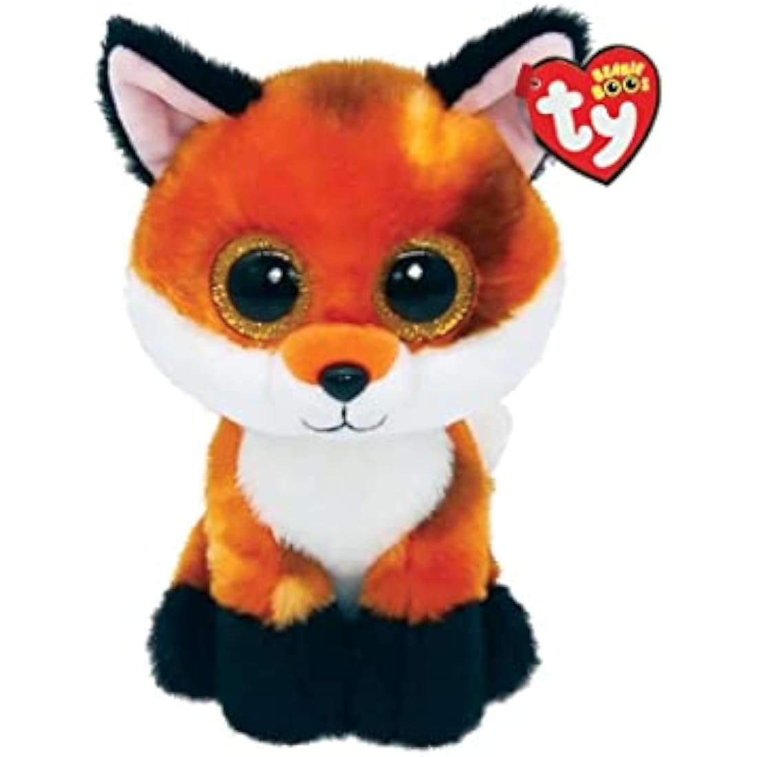 Ty Meadow Fox Beanie Boos 6" | Beanie Baby Soft Plush Toy | Collectible Cuddly Stuffed Teddy