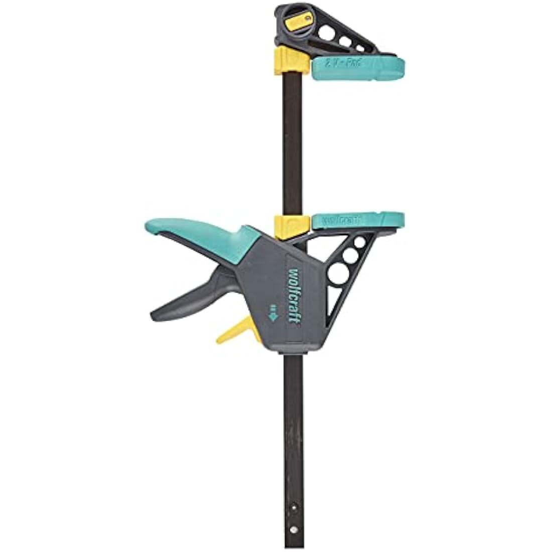 wolfcraft PRO L One-Hand Clamp, 300 mm I 3031000 I For controlled and comfortable working – ideal for woodworking and furniture construction projects