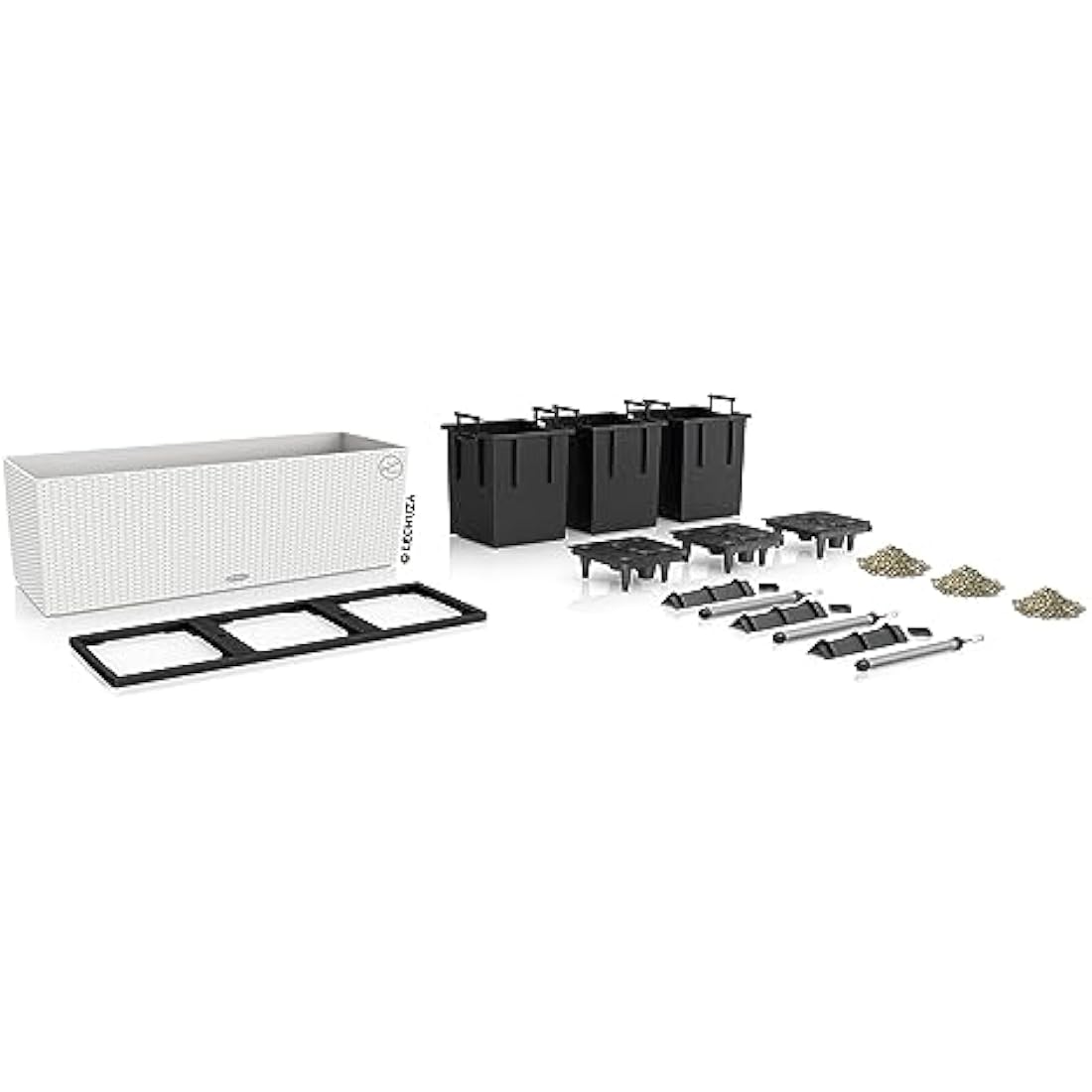 LECHUZA TRIO Cottage 30 white 15000
