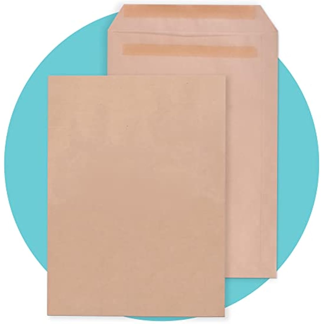 Triplast 100 x C4 Manilla Self Seal Security Envelopes (Size: 324x229mm) | Fully Opaque, Self Sealing & Printer Safe Mailing Paper Envelopes | Ideal for Everyday Home, Office & Commercial Use