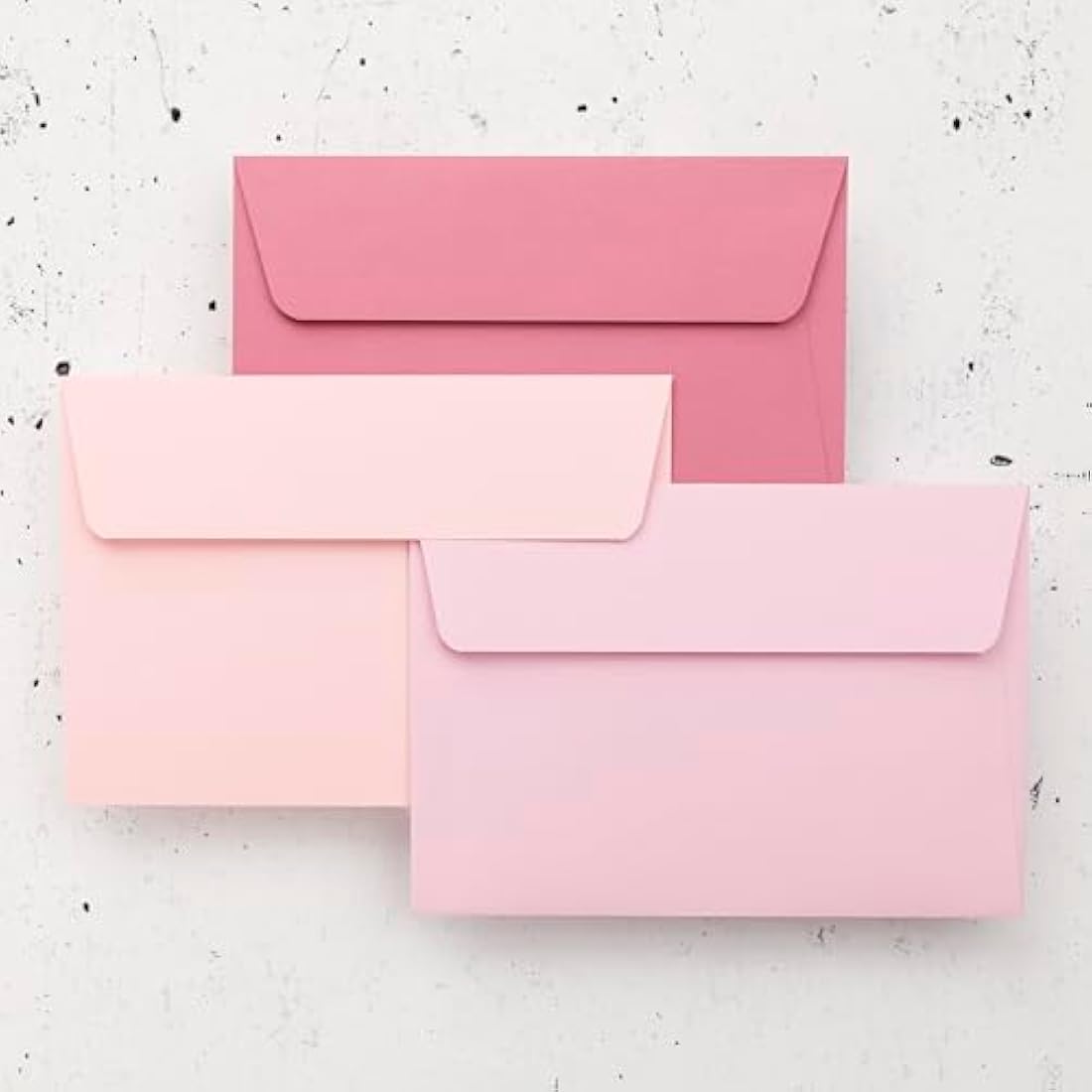 Clairefontaine - Ref 55656C - Pollen Adhesive Envelopes (Pack of 20) - C6 Sized, 120gsm Paper, Printer-Compatible, Acid Free, Adhesive Strip for Easy Seal - hydrangea Pink