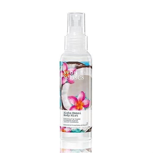 Avon Senses Body Mist 100ml (Aloha Monoi Coconut & Tiare Flower), 100 ml (Pack of 1)