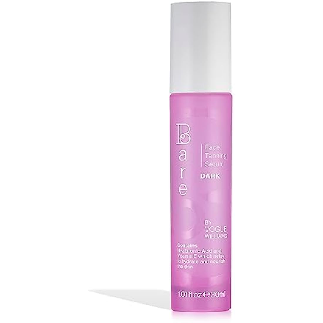Bare by Vogue Dark Face Tanning Serum - Achieve a Natural and Sun-Kissed Glow - Radiant Glow Hydrating Formula - Even and Streak-Free Application - Suitable for All Skin Types - 30ML