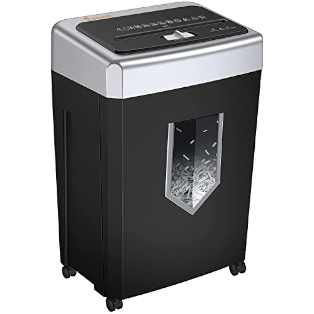 Bonsaii 15-Sheet Cross Cut Paper Shredder for Office, Heavy Duty Shredder for CD/Card, 30-Minute Working Time, 60dB Quiet Shredder with Jam Proof System, 18L Pullout Bin, C169-B (Overall Packaging)