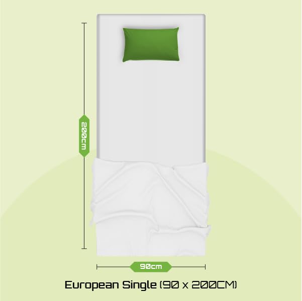 Starlight Beds Nebraska Grey European Single Mattress - 90x200