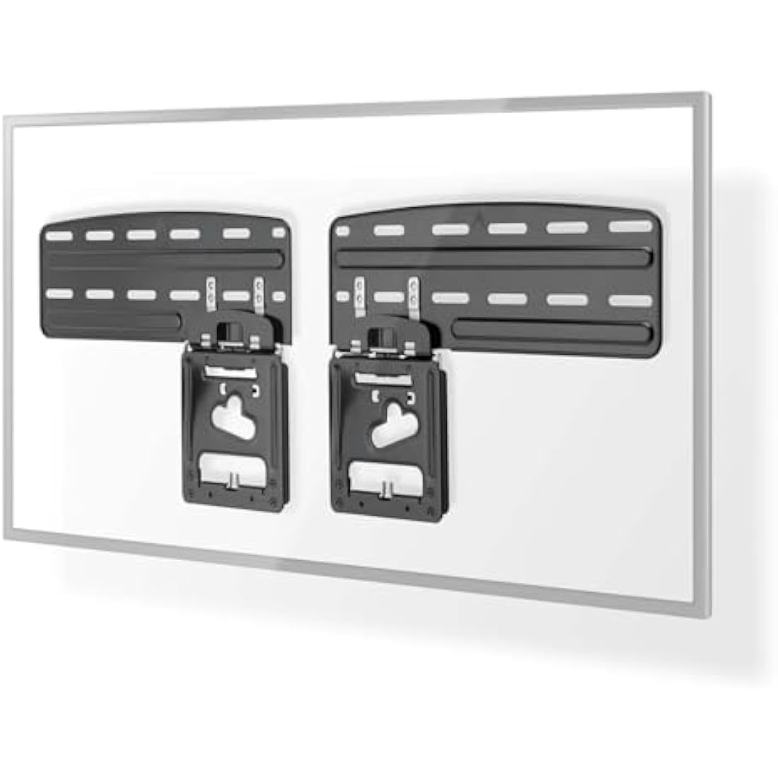 Nedis Micro-Gap Fixed TV Wall Mount for Samsung 43-85" Neo QLED, QLED (Excl. Q80A) and Crystal UHD TVs up to 60kg - Ultra Slim 7.5mm