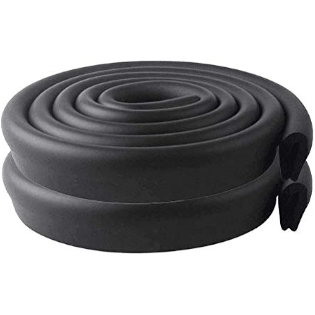 Vicloon Edge Protectors, 2M * 2 Roll Foam Safety Strip, Kids Anti Collision Strip, Thicken Soft Protective, Edge Corner Guard for Baby, Kids and Child - Black