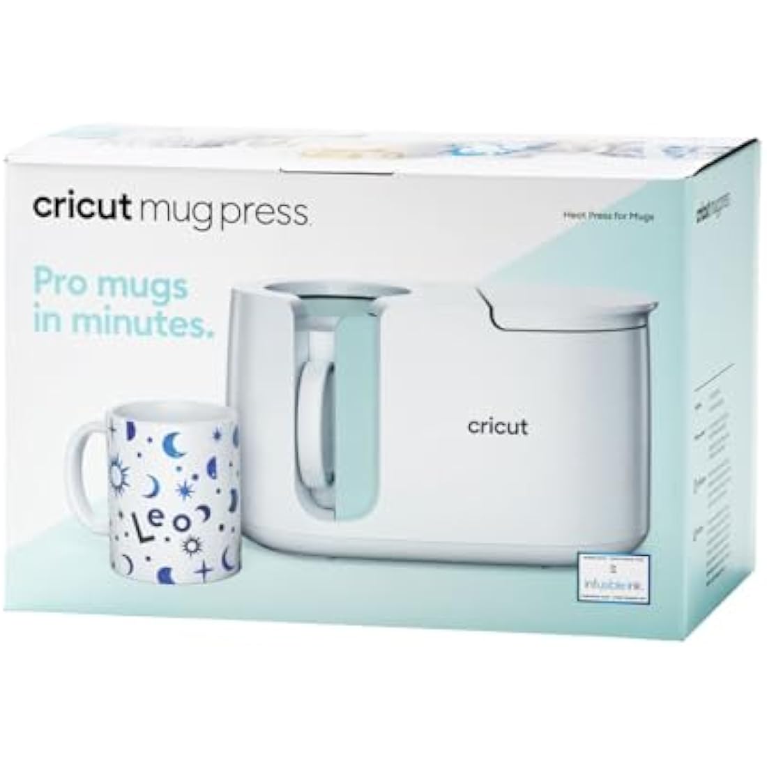 Cricut Mug Press | Heat Press for Sublimation Mug Projects | Use with Infusible Ink Materials & Mugs (11oz - 16oz)
