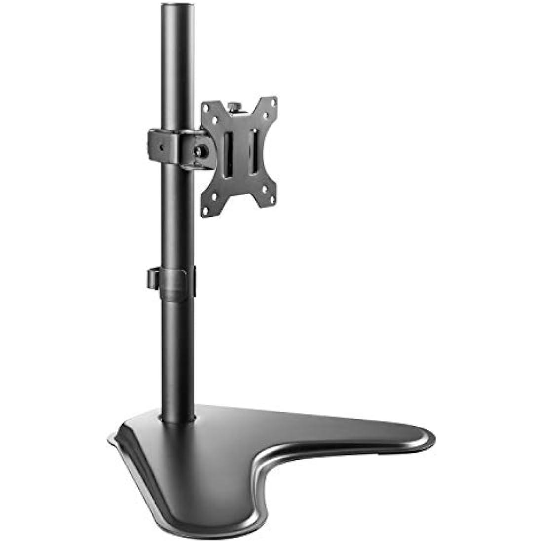RICOO Single Monitor Stand Tilt Swivel 13-32 Inch TS7211 Universal VESA 75x75 100x100 Mount also Curved Screens Computer Monitor Bracket
