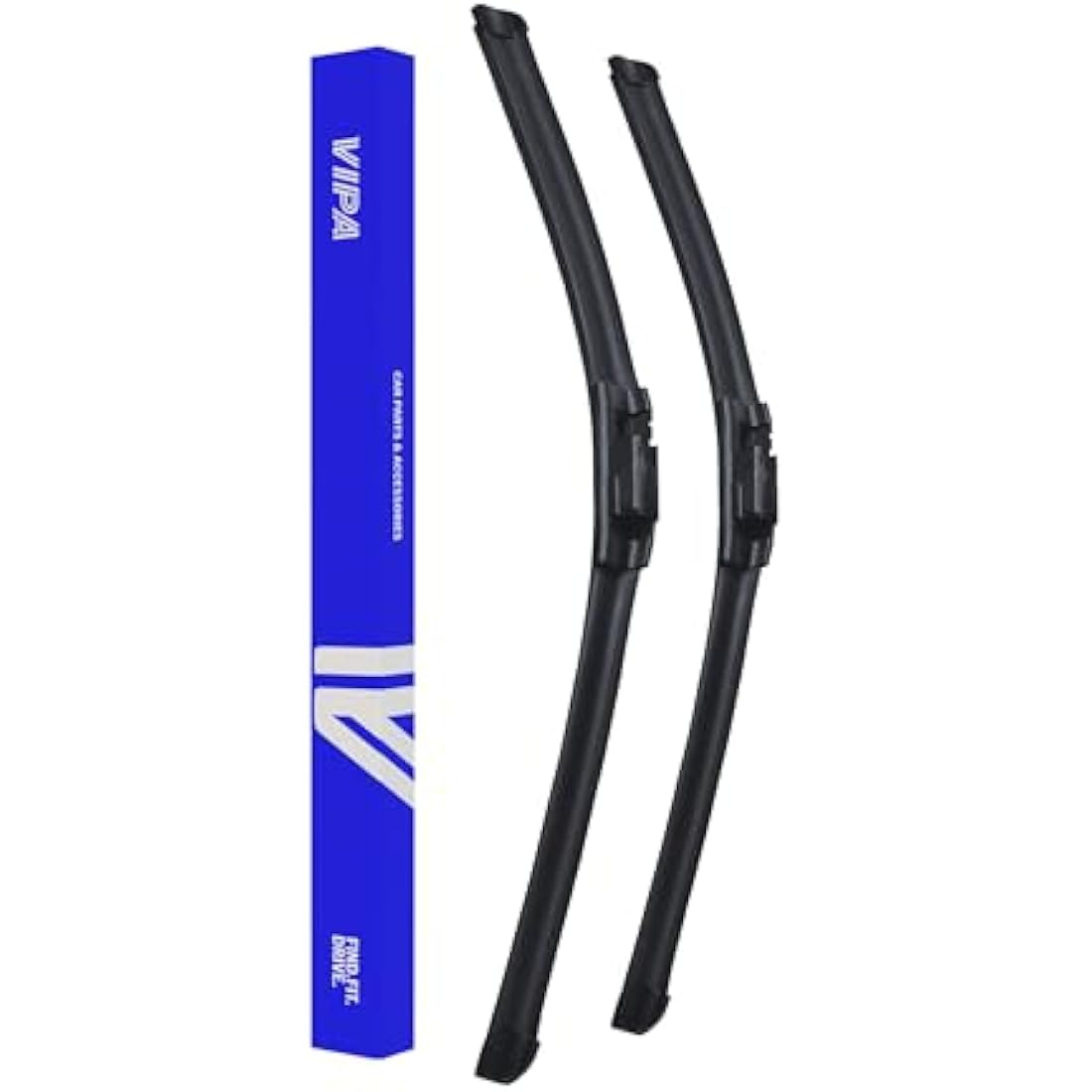 Vipa Car Parts Premium Wiper Blade Kit | Fits: HONDA CIVIC MK8 Hatchback (Oct 2005 to Dec 2012) | All-Weather Performance | Durable, Streak-Free Windshield Wipers | Easy Installation