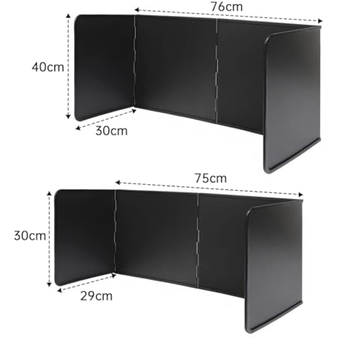 Wuciray Height 40CM Stove Splatter Guard for Cooking Kitchen Anti Splatter Shield Guard Portable Folding Cooker Side Fat Oil Splash Guard Splash Back Splatter Screen for Frying Pan Wall Hob