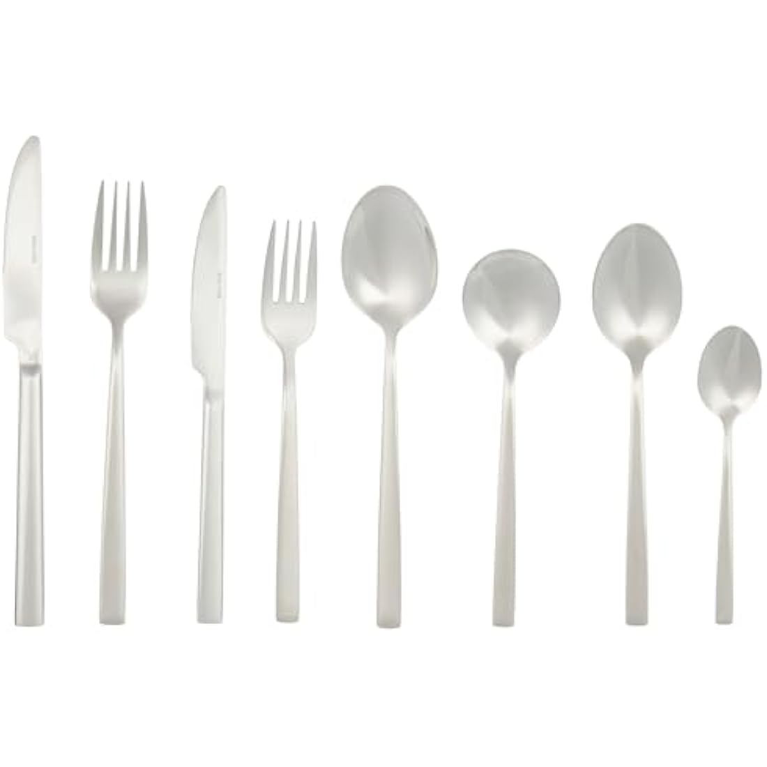 Salter Winslow 44 Piece Cutlery Set – 18/0 Stainless Steel Silverware, Service for 6 People, Includes Knives, Forks, Teaspoons, Soup Spoons, Serving Spoons and Dessert Cutlery, 25 Year Guarantee