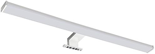 SEBSON® LED Bathroom Mirror Light 60cm, Mirror Lighting Cabinet Mounted + Clip On, Neutral White 4000K, 12W, 900lm, IP44-600x108x44mm