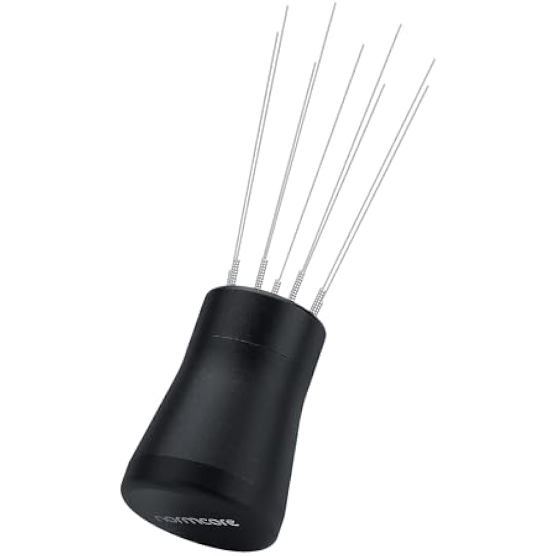 Normcore WDT Distribution Tool V2.1 with Stand - 0.23mm 8 Prong Espresso Distribution Tool - Magnetic Coffee Stirrer with 16 Extra Needles, Black