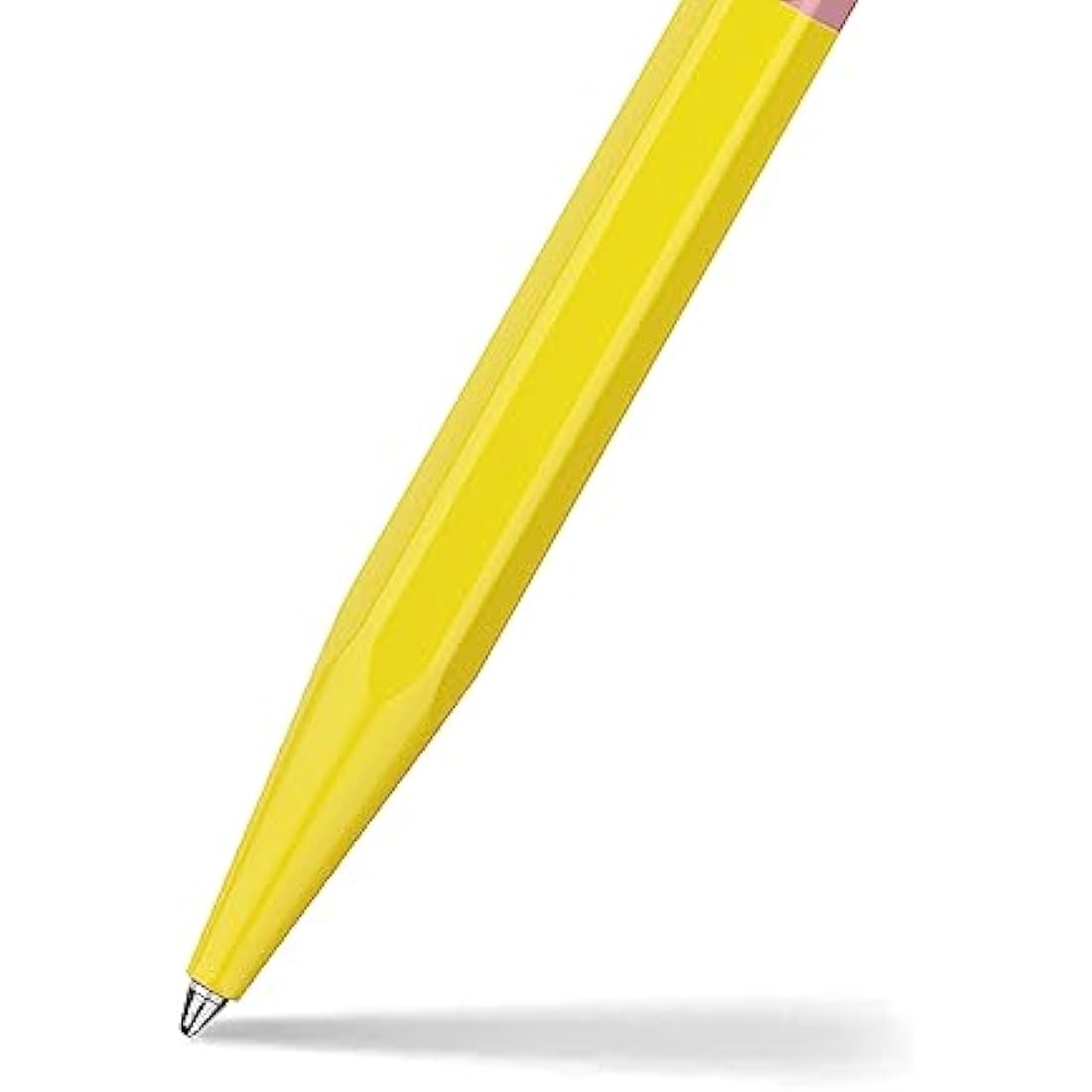 Caran D'Ache Ballpoint pen 849 Paul Smith Chartreuse/Rose, black M refill, in slimpack