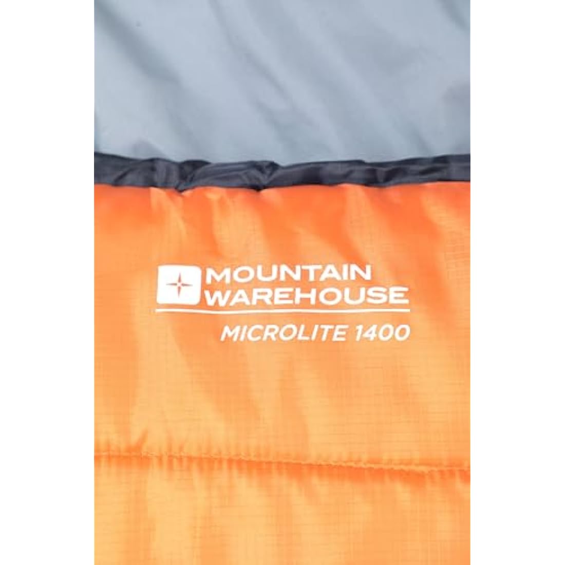 Mountain Warehouse Mummy Shaped Microlite 1400 Sleeping Bag - 3/4 Season, Insulated Camping Bag - Best for Spring Summer
