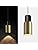 ouglres Black Gold Industrial Cylinder Hanging Lamp, 1 Flame Wood, Kitchen Island Pendant Light, Aluminium Lampshade, Vintage E27 for Bedroom, Dining Room, Bar, Adjustable Height