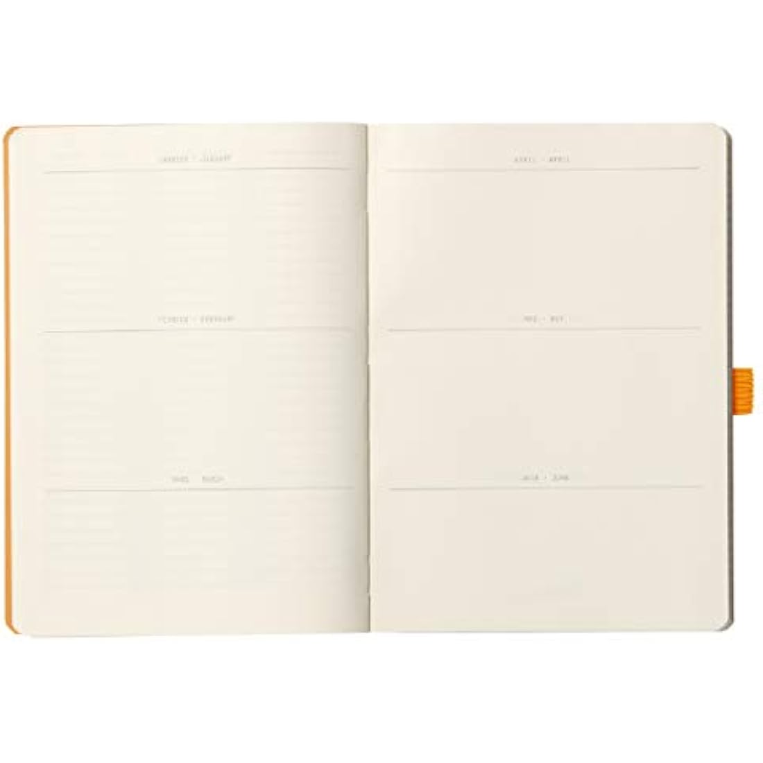 RHODIA 117772C - Soft Notebook Bullet Journal Goalbook Raspberry - A5 - Small Squares - 240 pages - 90g Ivory Clairefontaine Paper - 2 Ribbons, Elastic Closure - Faux Leather Cover
