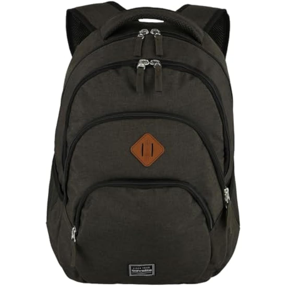 travelite hand luggage backpack, laptop backpack 15.6 inch, BASICS, daypack, daypack with many compartments, 45 cm, 22 liters