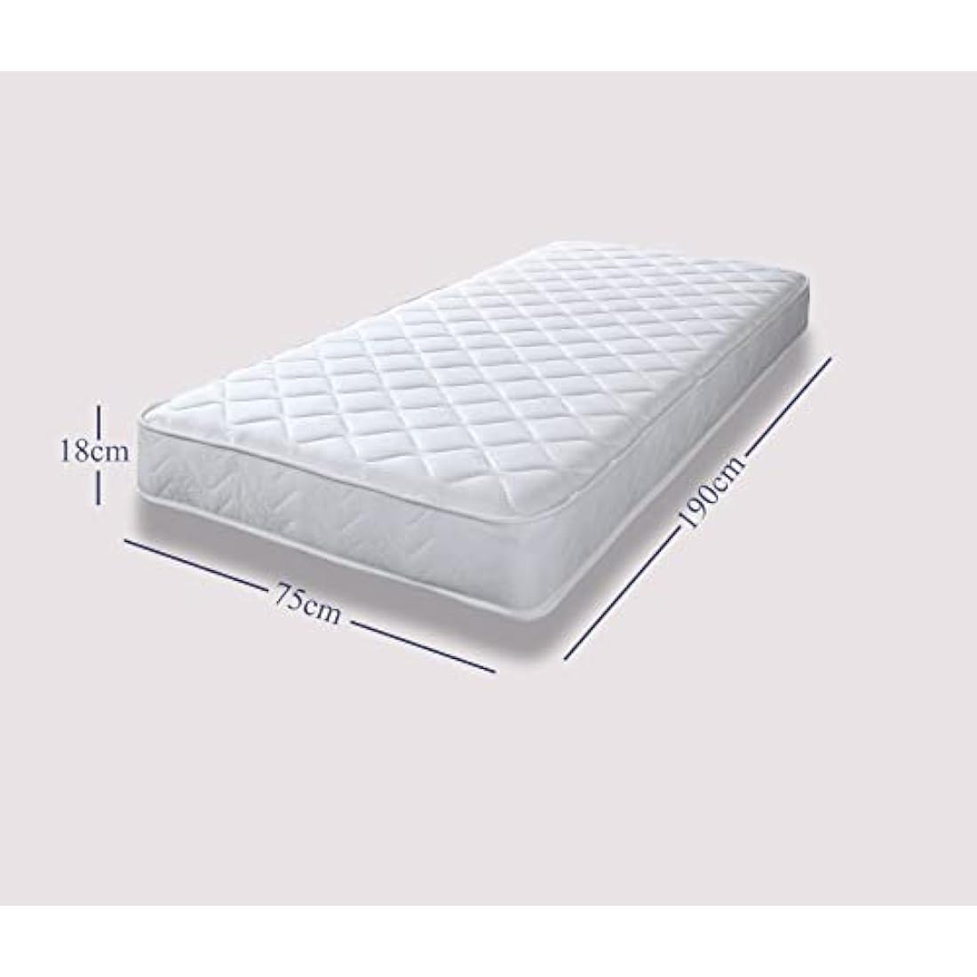 eXtreme comfort ltd Flame Essentials Small Single Mattress 2FT6 (75x190cm) | Foam-Free Bonnell Spring | Cooltouch Breathable Cover | Plush Comfort Support | 18cm Deep Value Mattress | UK Made