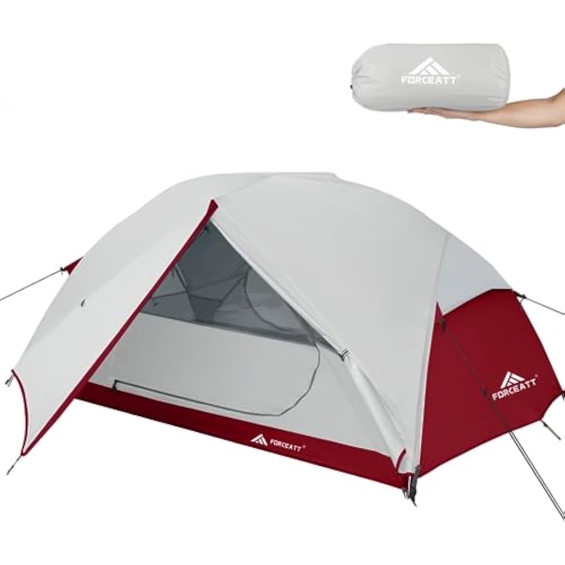 Forceatt Camping Tent,2-3 Man Tent for Outdoor PU3000mm Waterproof Tent Lightweight & Portable easy set up for Hiking Backping Eurohike