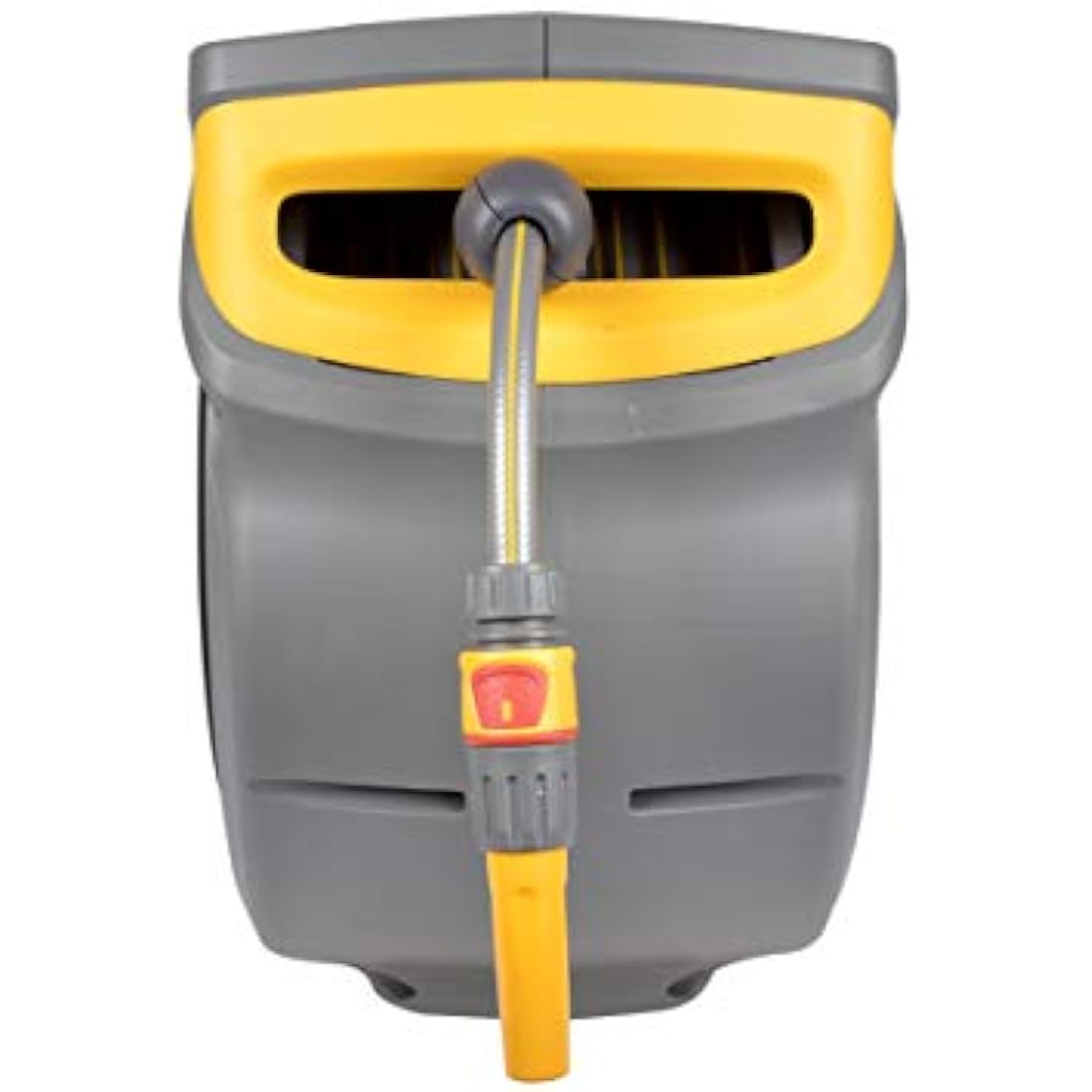 HOZELOCK - Auto Reel 30m wall-mounted hose reel : Easy to Install, Lock, Auto-rewind, Ready-to-use Reel With Nozzle, Fittings, Hozelock Hose and Accessories Included - 5 Year Guarantee* [2403 0000]