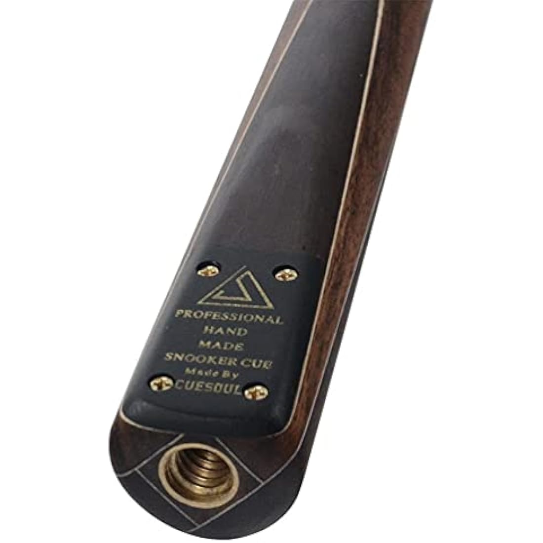 CUESOUL Classic Handmade 57 inches 18oz Rosewood 3/4 Jointed Snooker Billiard Pool Cue with Case, rosewood Butts and leathertte Protective Cue Case-9.5mm Tip Snooker Cue Set