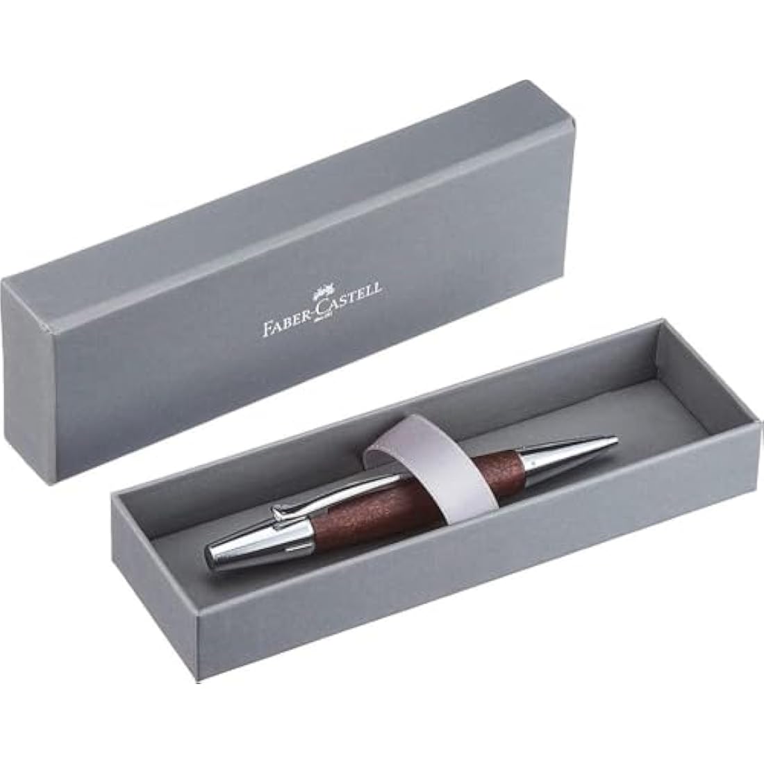 TWIST BALLPEN PEARWOOD/CHROMO DARK BROWN