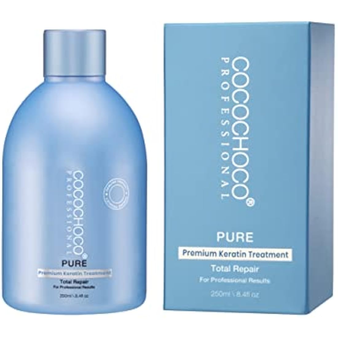 Cocochoco Professional Pure Total Repair Brazilian Keratin Hair Treatment, 250 ml, CC_PURE250