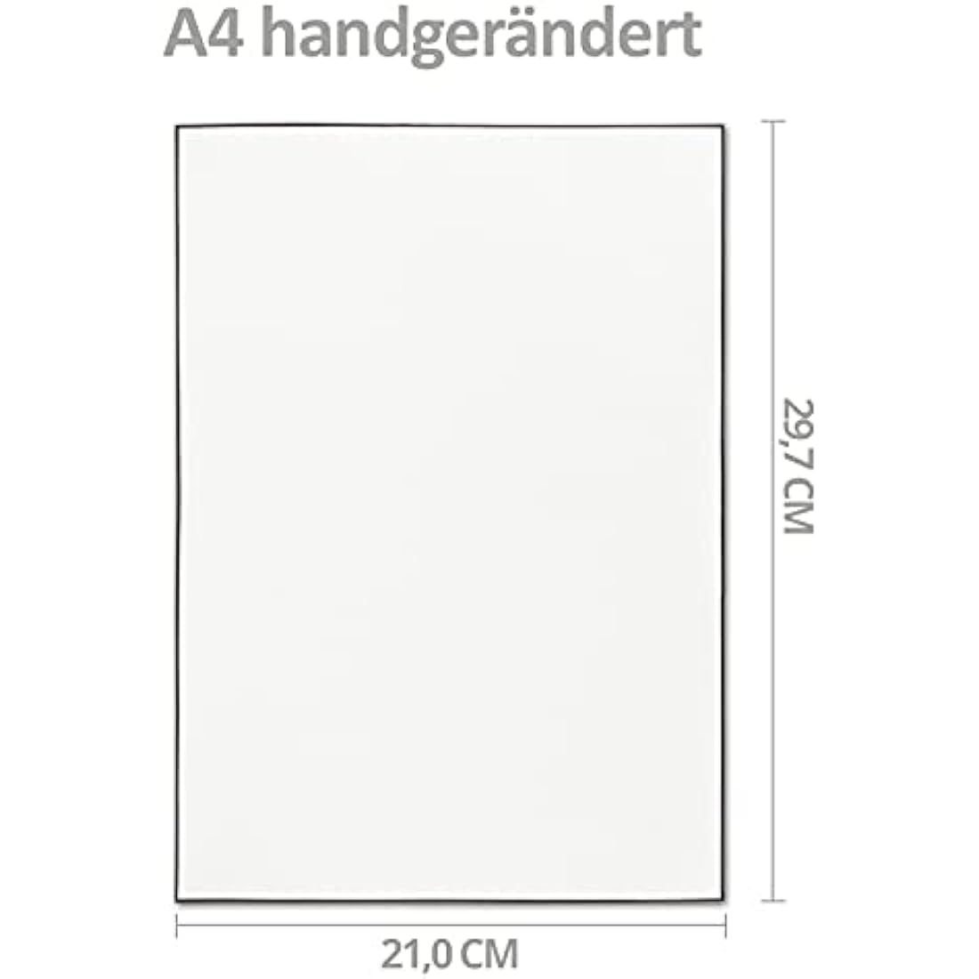 NEUSER PAPIER 100x Mourning Paper Sets DIN A4 with Lined envelopes Handmade Black Border Stationery for Condolences
