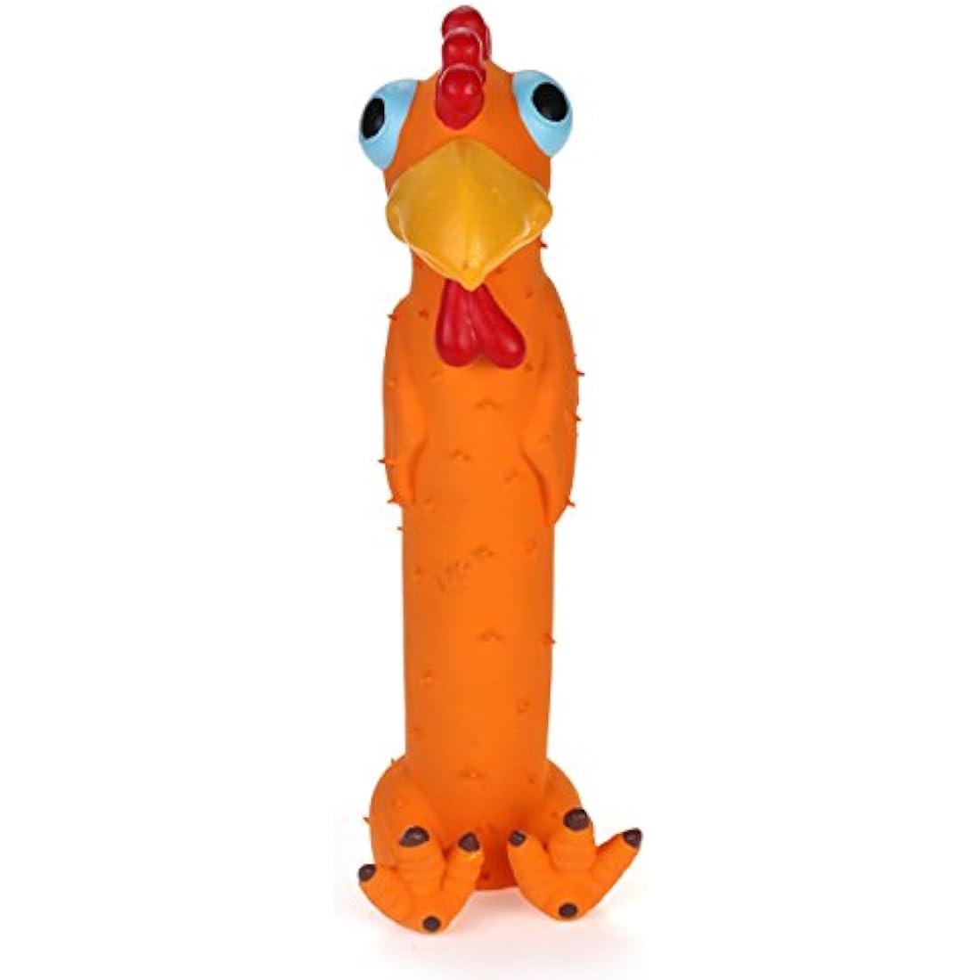 CHIWAVA 3 Pack 9" Squeaky Latex Dog Toys Standing Stick Animal Puppy Fetch Interactive Play for Small Medium Dogs